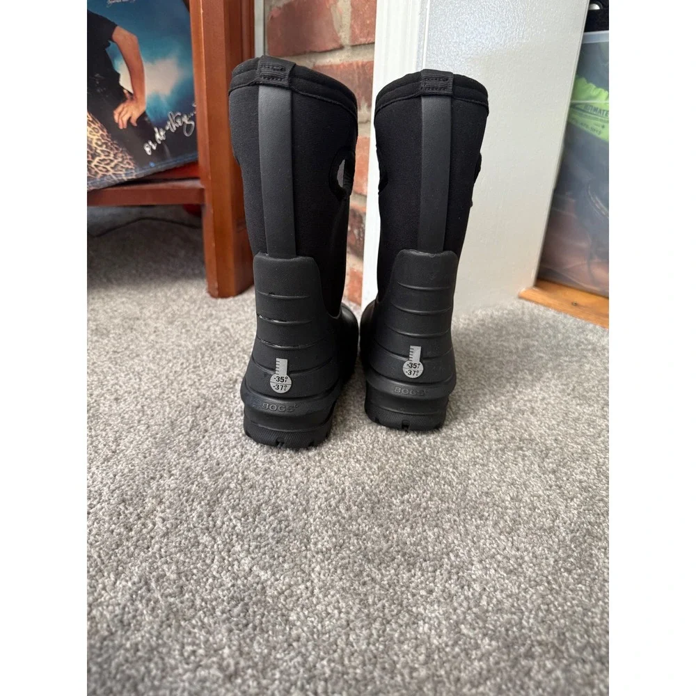 Auth Little Kids Bogs Neo Classic Black Winter Snow Insulated Boots Size 11 C